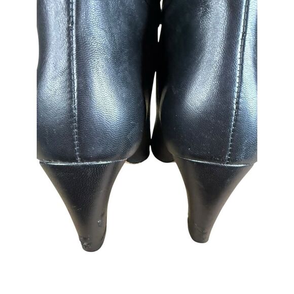 Everlane The Knee-High Banana Heel Boot in Black Leather sz 7 Women's Pull-on - Picture 14 of 16
